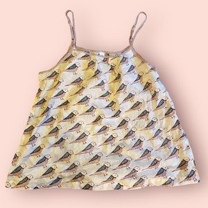 Guadalupe Design Bird Print Tank